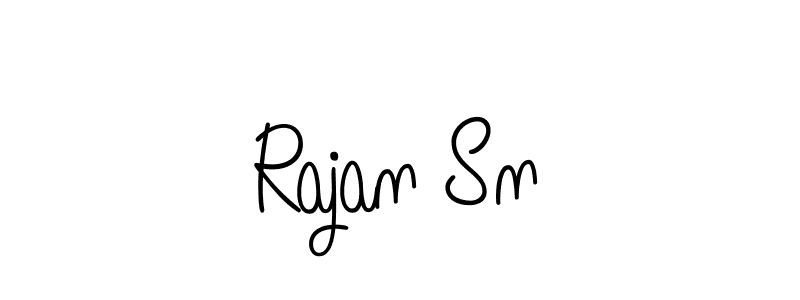 How to Draw Rajan Sn signature style? Angelique-Rose-font-FFP is a latest design signature styles for name Rajan Sn. Rajan Sn signature style 5 images and pictures png