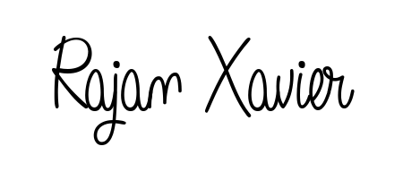 How to make Rajan Xavier name signature. Use Angelique-Rose-font-FFP style for creating short signs online. This is the latest handwritten sign. Rajan Xavier signature style 5 images and pictures png
