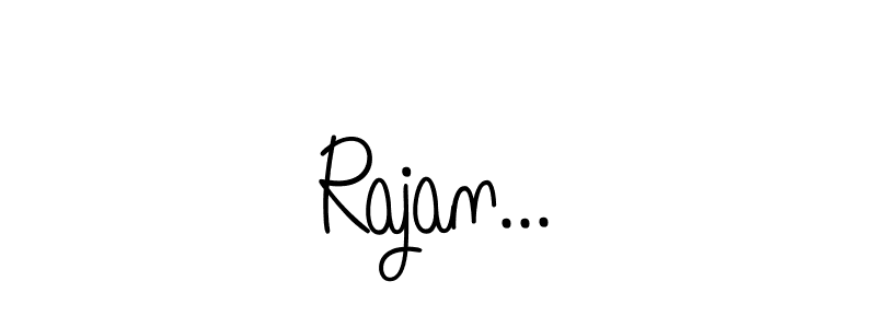 Rajan... stylish signature style. Best Handwritten Sign (Angelique-Rose-font-FFP) for my name. Handwritten Signature Collection Ideas for my name Rajan.... Rajan... signature style 5 images and pictures png