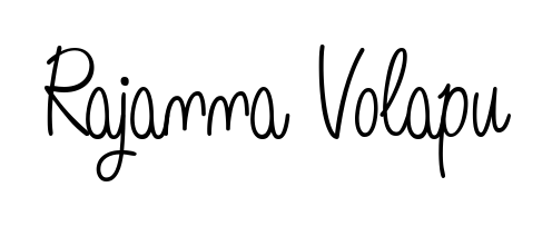 A stylish, flowing autograph style designed for name Rajanna Volapu using Angelique-Rose-font-FFP typography. Perfect for digital creative projects. Rajanna Volapu signature style 5 images and pictures png