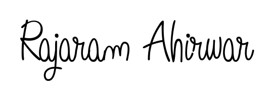 Create a personalized artistic stamp with Rajaram Ahirwar in Angelique-Rose-font-FFP font. Perfect for visual artists, designers, and influencers. Rajaram Ahirwar signature style 5 images and pictures png