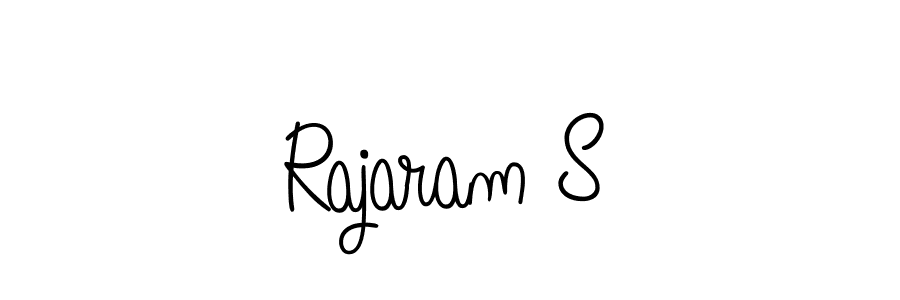 Design your own signature with our free online signature maker. With this signature software, you can create a handwritten (Angelique-Rose-font-FFP) signature for name Rajaram S. Rajaram S signature style 5 images and pictures png