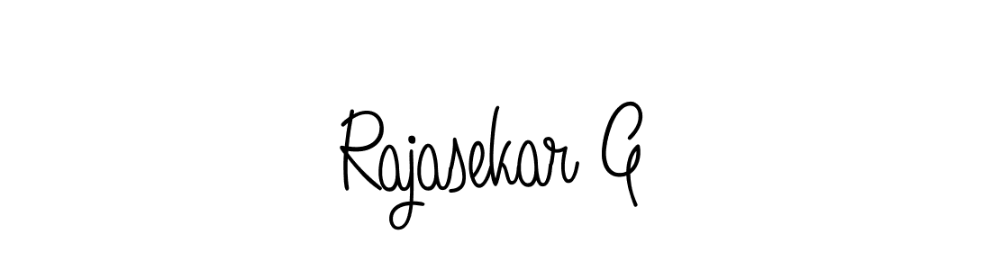 Rajasekar G stylish signature style. Best Handwritten Sign (Angelique-Rose-font-FFP) for my name. Handwritten Signature Collection Ideas for my name Rajasekar G. Rajasekar G signature style 5 images and pictures png