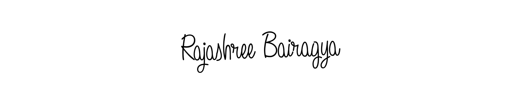 How to make Rajashree Bairagya name signature. Use Angelique-Rose-font-FFP style for creating short signs online. This is the latest handwritten sign. Rajashree Bairagya signature style 5 images and pictures png