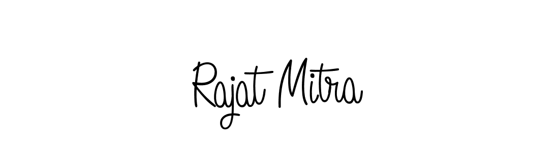 Rajat Mitra stylish signature style. Best Handwritten Sign (Angelique-Rose-font-FFP) for my name. Handwritten Signature Collection Ideas for my name Rajat Mitra. Rajat Mitra signature style 5 images and pictures png