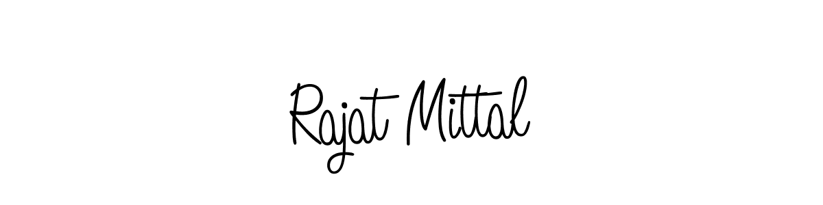 Make a beautiful signature design for name Rajat Mittal. With this signature (Angelique-Rose-font-FFP) style, you can create a handwritten signature for free. Rajat Mittal signature style 5 images and pictures png