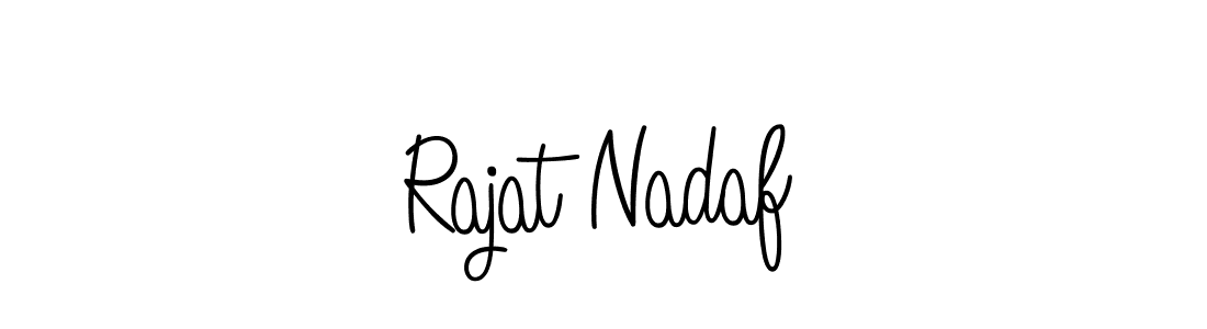 Make a beautiful signature design for name Rajat Nadaf. Use this online signature maker to create a handwritten signature for free. Rajat Nadaf signature style 5 images and pictures png