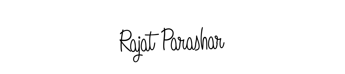 You should practise on your own different ways (Angelique-Rose-font-FFP) to write your name (Rajat Parashar) in signature. don't let someone else do it for you. Rajat Parashar signature style 5 images and pictures png