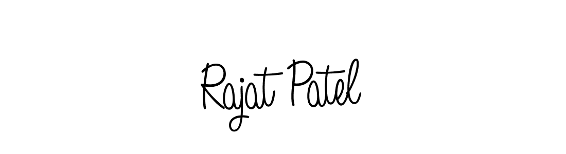 You should practise on your own different ways (Angelique-Rose-font-FFP) to write your name (Rajat Patel) in signature. don't let someone else do it for you. Rajat Patel signature style 5 images and pictures png