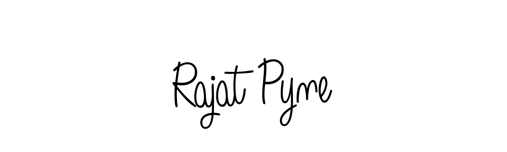 Make a short Rajat Pyne signature style. Manage your documents anywhere anytime using Angelique-Rose-font-FFP. Create and add eSignatures, submit forms, share and send files easily. Rajat Pyne signature style 5 images and pictures png