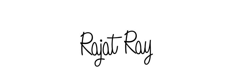 How to make Rajat Ray name signature. Use Angelique-Rose-font-FFP style for creating short signs online. This is the latest handwritten sign. Rajat Ray signature style 5 images and pictures png