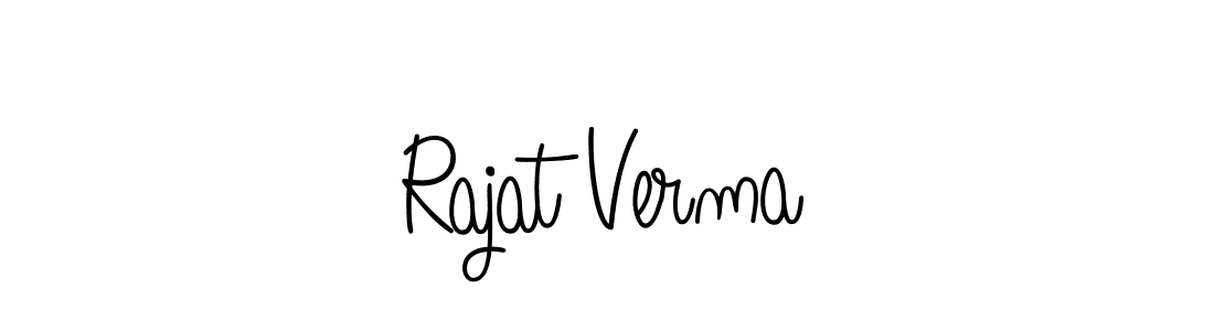 Create a beautiful signature design for name Rajat Verma. With this signature (Angelique-Rose-font-FFP) fonts, you can make a handwritten signature for free. Rajat Verma signature style 5 images and pictures png