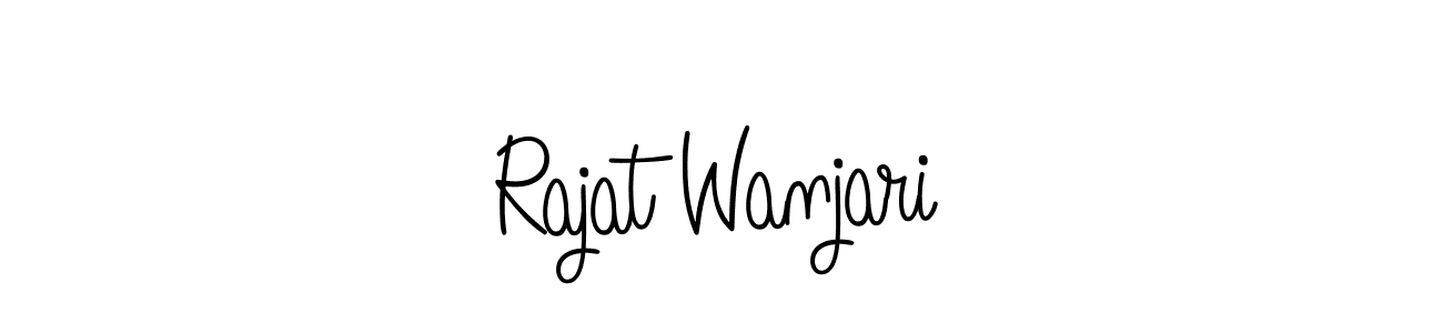 You can use this online signature creator to create a handwritten signature for the name Rajat Wanjari. This is the best online autograph maker. Rajat Wanjari signature style 5 images and pictures png