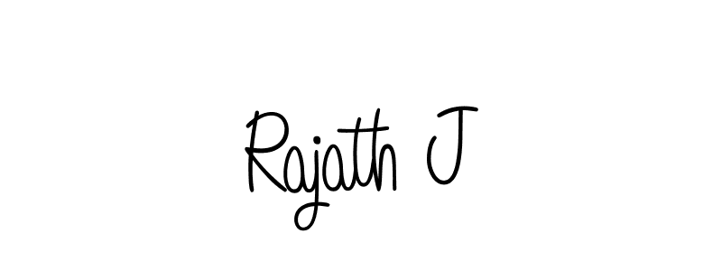 if you are searching for the best signature style for your name Rajath J. so please give up your signature search. here we have designed multiple signature styles  using Angelique-Rose-font-FFP. Rajath J signature style 5 images and pictures png