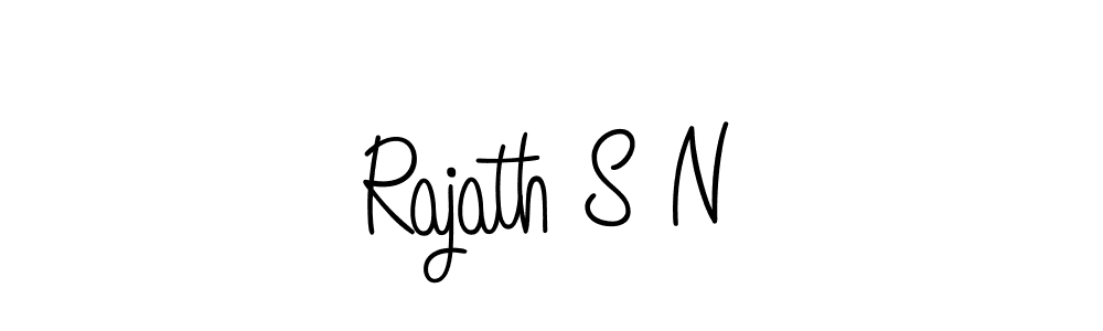 You should practise on your own different ways (Angelique-Rose-font-FFP) to write your name (Rajath S N) in signature. don't let someone else do it for you. Rajath S N signature style 5 images and pictures png