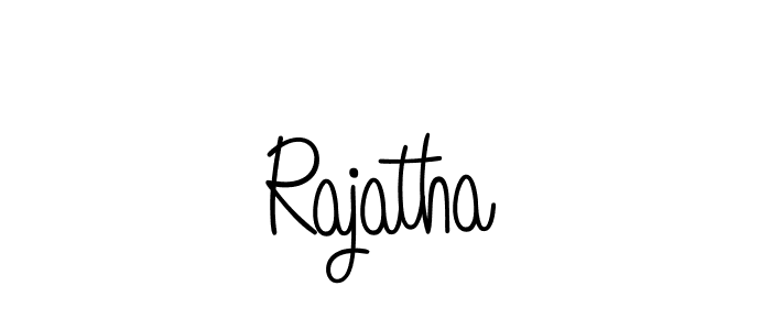 Once you've used our free online signature maker to create your best signature Angelique-Rose-font-FFP style, it's time to enjoy all of the benefits that Rajatha name signing documents. Rajatha signature style 5 images and pictures png