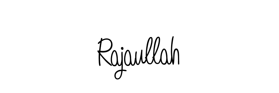 The best way (Angelique-Rose-font-FFP) to make a short signature is to pick only two or three words in your name. The name Rajaullah include a total of six letters. For converting this name. Rajaullah signature style 5 images and pictures png