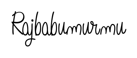 The Angelique-Rose-font-FFP typeface gives name Rajbabumurmu a refined look. Suitable for certificates, diplomas, and official verification. Rajbabumurmu signature style 5 images and pictures png