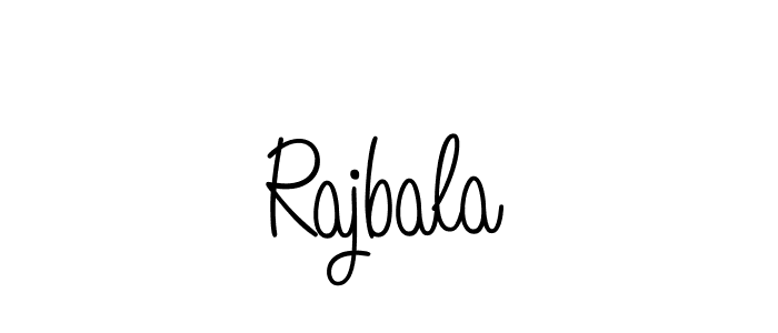 Create a beautiful signature design for name Rajbala. With this signature (Angelique-Rose-font-FFP) fonts, you can make a handwritten signature for free. Rajbala signature style 5 images and pictures png
