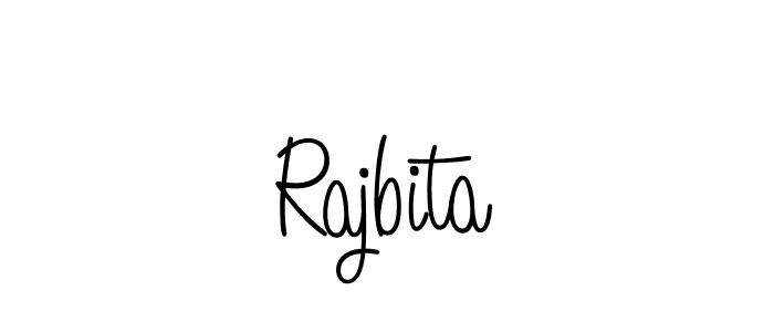 Make a beautiful signature design for name Rajbita. With this signature (Angelique-Rose-font-FFP) style, you can create a handwritten signature for free. Rajbita signature style 5 images and pictures png