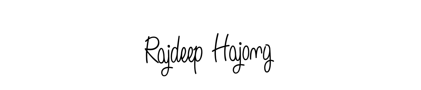 The best way (Angelique-Rose-font-FFP) to make a short signature is to pick only two or three words in your name. The name Rajdeep Hajong include a total of six letters. For converting this name. Rajdeep Hajong signature style 5 images and pictures png