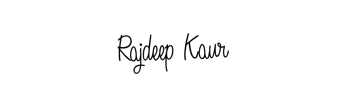 Also we have Rajdeep Kaur name is the best signature style. Create professional handwritten signature collection using Angelique-Rose-font-FFP autograph style. Rajdeep Kaur signature style 5 images and pictures png