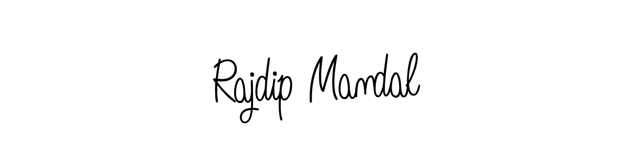 Make a beautiful signature design for name Rajdip Mandal. With this signature (Angelique-Rose-font-FFP) style, you can create a handwritten signature for free. Rajdip Mandal signature style 5 images and pictures png