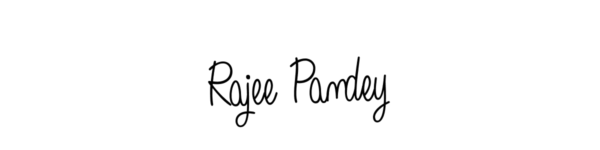 Design your own signature with our free online signature maker. With this signature software, you can create a handwritten (Angelique-Rose-font-FFP) signature for name Rajee Pandey. Rajee Pandey signature style 5 images and pictures png