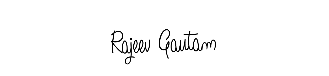 How to make Rajeev Gautam signature? Angelique-Rose-font-FFP is a professional autograph style. Create handwritten signature for Rajeev Gautam name. Rajeev Gautam signature style 5 images and pictures png