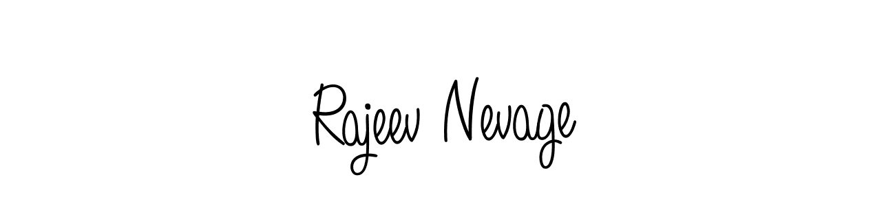 How to Draw Rajeev Nevage signature style? Angelique-Rose-font-FFP is a latest design signature styles for name Rajeev Nevage. Rajeev Nevage signature style 5 images and pictures png