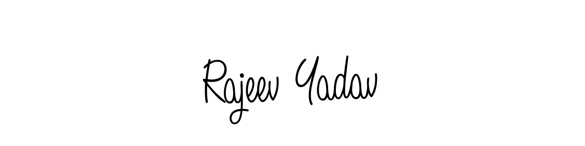 How to make Rajeev Yadav signature? Angelique-Rose-font-FFP is a professional autograph style. Create handwritten signature for Rajeev Yadav name. Rajeev Yadav signature style 5 images and pictures png