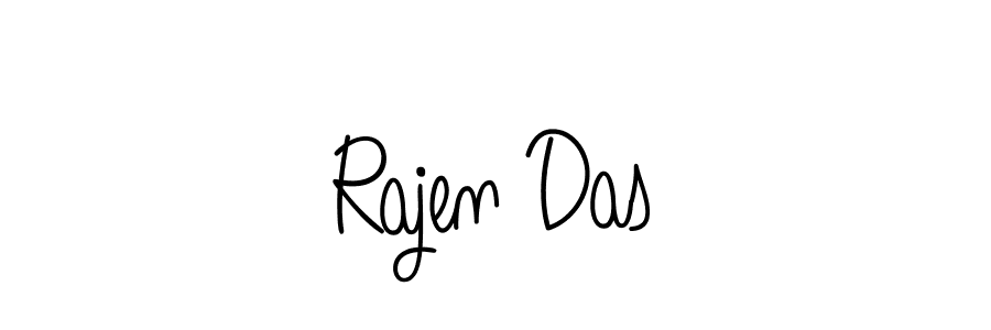 How to make Rajen Das signature? Angelique-Rose-font-FFP is a professional autograph style. Create handwritten signature for Rajen Das name. Rajen Das signature style 5 images and pictures png