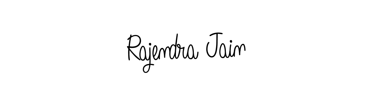 The best way (Angelique-Rose-font-FFP) to make a short signature is to pick only two or three words in your name. The name Rajendra Jain include a total of six letters. For converting this name. Rajendra Jain signature style 5 images and pictures png