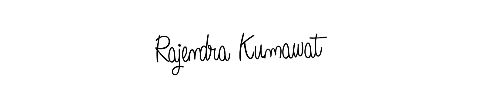 Design your own signature with our free online signature maker. With this signature software, you can create a handwritten (Angelique-Rose-font-FFP) signature for name Rajendra Kumawat. Rajendra Kumawat signature style 5 images and pictures png