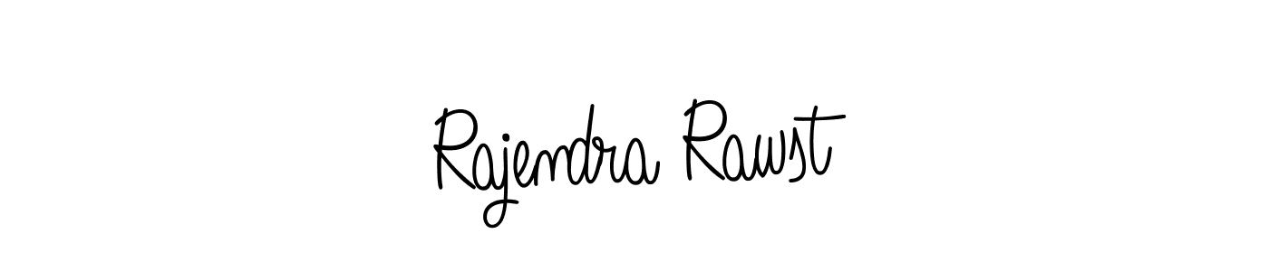 Use a signature maker to create a handwritten signature online. With this signature software, you can design (Angelique-Rose-font-FFP) your own signature for name Rajendra Rawst. Rajendra Rawst signature style 5 images and pictures png