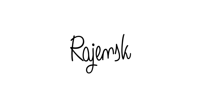 Design your own signature with our free online signature maker. With this signature software, you can create a handwritten (Angelique-Rose-font-FFP) signature for name Rajensk. Rajensk signature style 5 images and pictures png