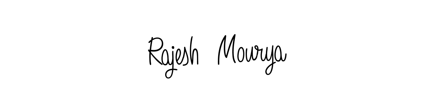 How to make Rajesh  Mourya signature? Angelique-Rose-font-FFP is a professional autograph style. Create handwritten signature for Rajesh  Mourya name. Rajesh  Mourya signature style 5 images and pictures png