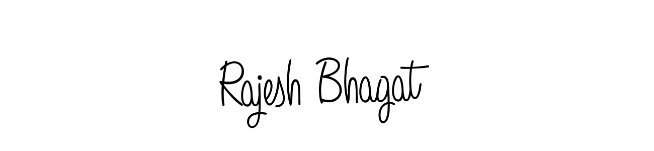 Make a beautiful signature design for name Rajesh Bhagat. With this signature (Angelique-Rose-font-FFP) style, you can create a handwritten signature for free. Rajesh Bhagat signature style 5 images and pictures png