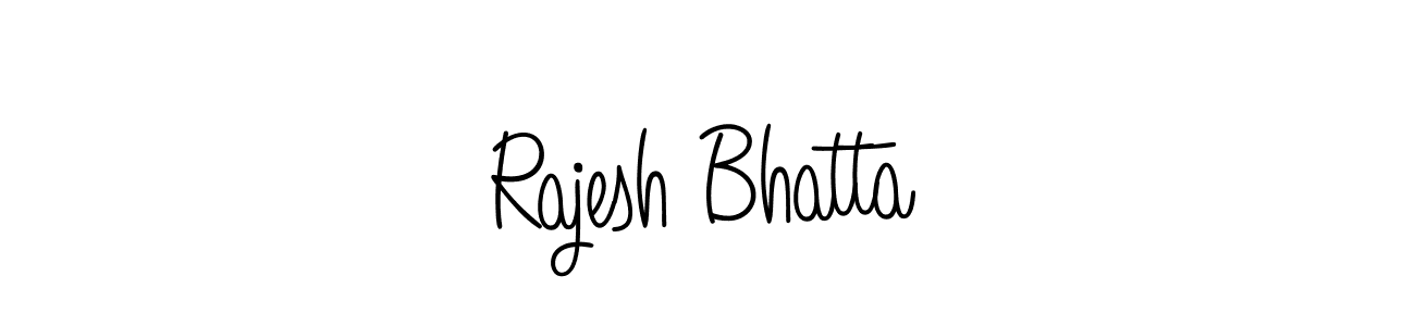 Create a beautiful signature design for name Rajesh Bhatta. With this signature (Angelique-Rose-font-FFP) fonts, you can make a handwritten signature for free. Rajesh Bhatta signature style 5 images and pictures png