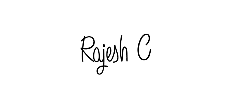Make a beautiful signature design for name Rajesh C. Use this online signature maker to create a handwritten signature for free. Rajesh C signature style 5 images and pictures png