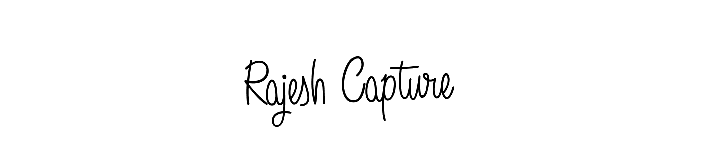 Make a beautiful signature design for name Rajesh Capture. With this signature (Angelique-Rose-font-FFP) style, you can create a handwritten signature for free. Rajesh Capture signature style 5 images and pictures png