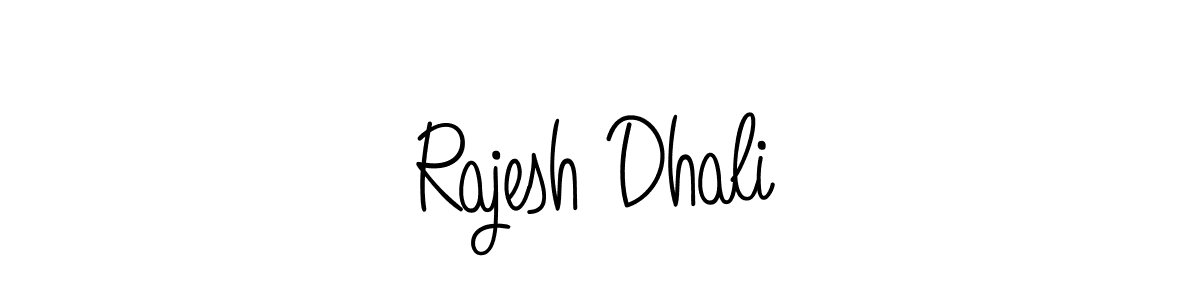 Angelique-Rose-font-FFP is a professional signature style that is perfect for those who want to add a touch of class to their signature. It is also a great choice for those who want to make their signature more unique. Get Rajesh Dhali name to fancy signature for free. Rajesh Dhali signature style 5 images and pictures png