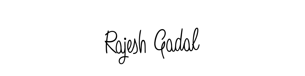 Also we have Rajesh Gadal name is the best signature style. Create professional handwritten signature collection using Angelique-Rose-font-FFP autograph style. Rajesh Gadal signature style 5 images and pictures png