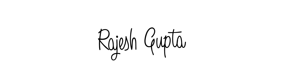 The best way (Angelique-Rose-font-FFP) to make a short signature is to pick only two or three words in your name. The name Rajesh Gupta include a total of six letters. For converting this name. Rajesh Gupta signature style 5 images and pictures png