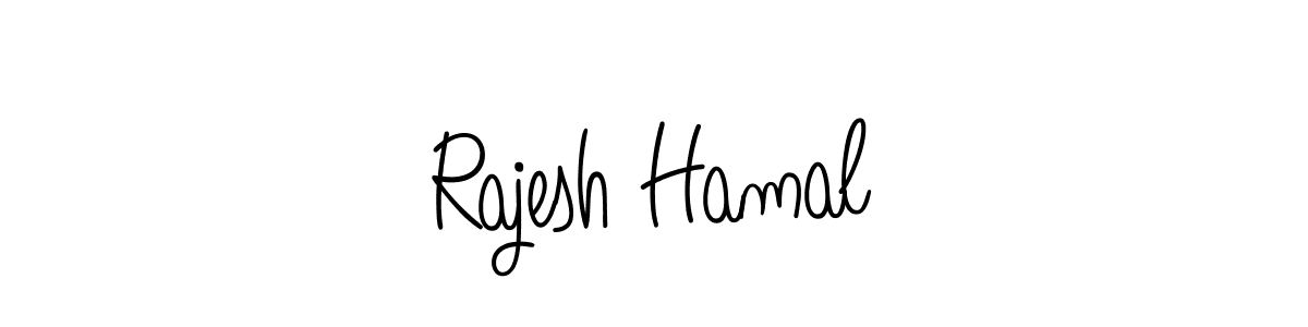 This is the best signature style for the Rajesh Hamal name. Also you like these signature font (Angelique-Rose-font-FFP). Mix name signature. Rajesh Hamal signature style 5 images and pictures png