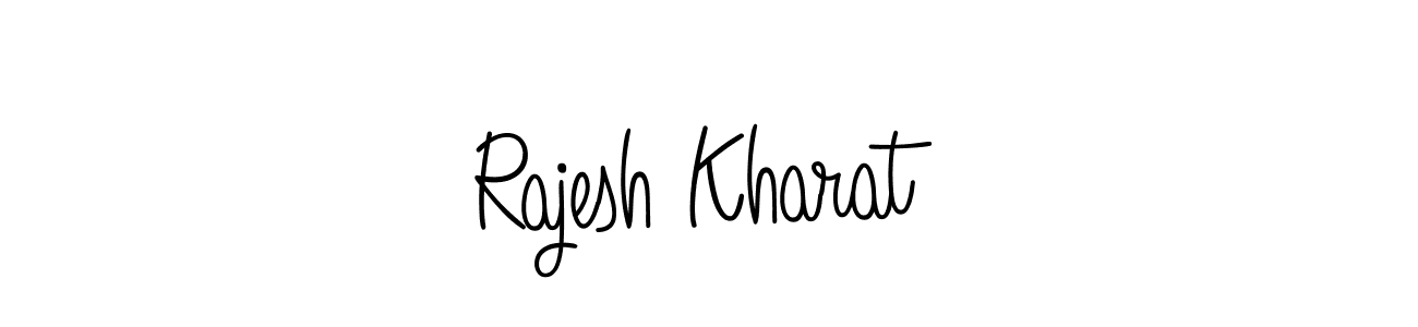 Make a beautiful signature design for name Rajesh Kharat. With this signature (Angelique-Rose-font-FFP) style, you can create a handwritten signature for free. Rajesh Kharat signature style 5 images and pictures png