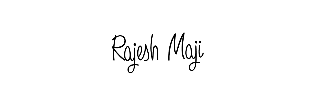 How to Draw Rajesh Maji signature style? Angelique-Rose-font-FFP is a latest design signature styles for name Rajesh Maji. Rajesh Maji signature style 5 images and pictures png