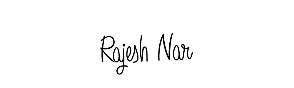 Create a beautiful signature design for name Rajesh Nar. With this signature (Angelique-Rose-font-FFP) fonts, you can make a handwritten signature for free. Rajesh Nar signature style 5 images and pictures png