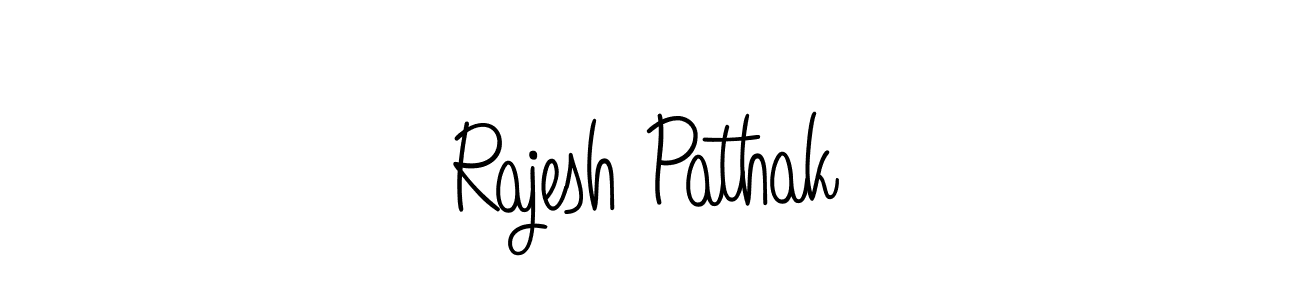 How to make Rajesh Pathak signature? Angelique-Rose-font-FFP is a professional autograph style. Create handwritten signature for Rajesh Pathak name. Rajesh Pathak signature style 5 images and pictures png