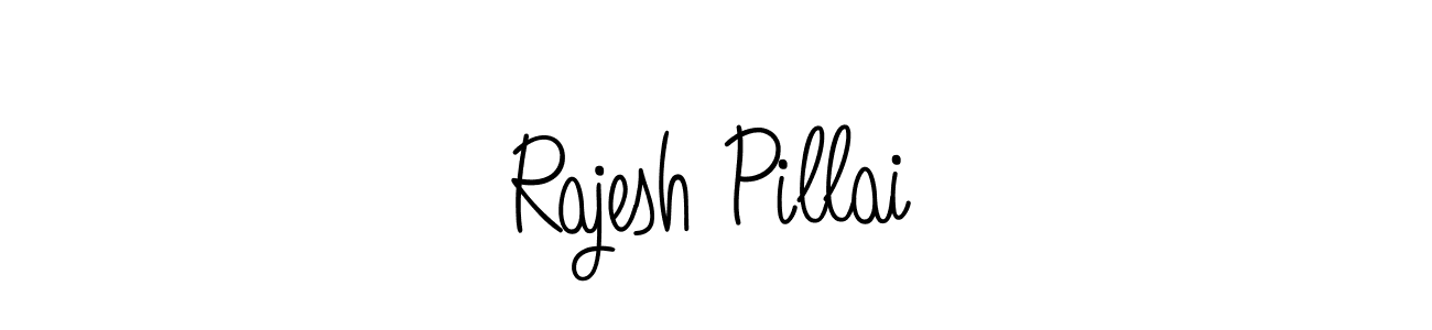 Design your own signature with our free online signature maker. With this signature software, you can create a handwritten (Angelique-Rose-font-FFP) signature for name Rajesh Pillai. Rajesh Pillai signature style 5 images and pictures png